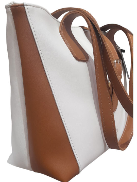 De Raggi Women's Bag Shoulder Beige