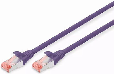 Digitus S/FTP Cat.6 Ethernet Network Cable 2m Purple 1pcs