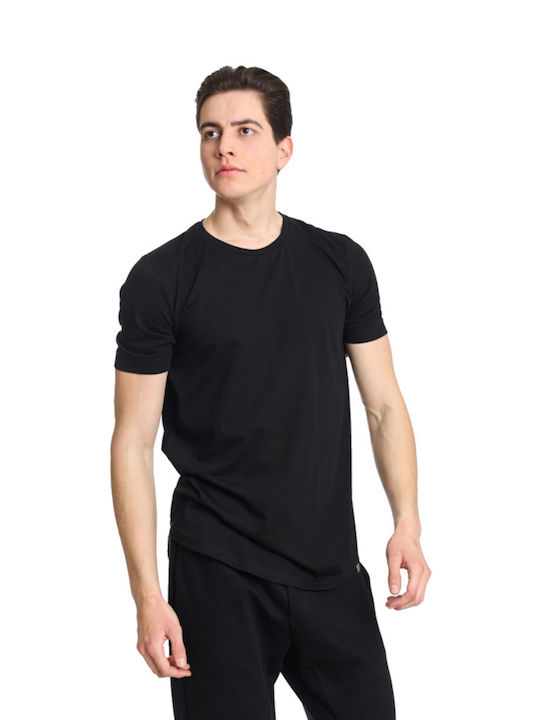 Paco & Co Men's Short Sleeve T-shirt Black