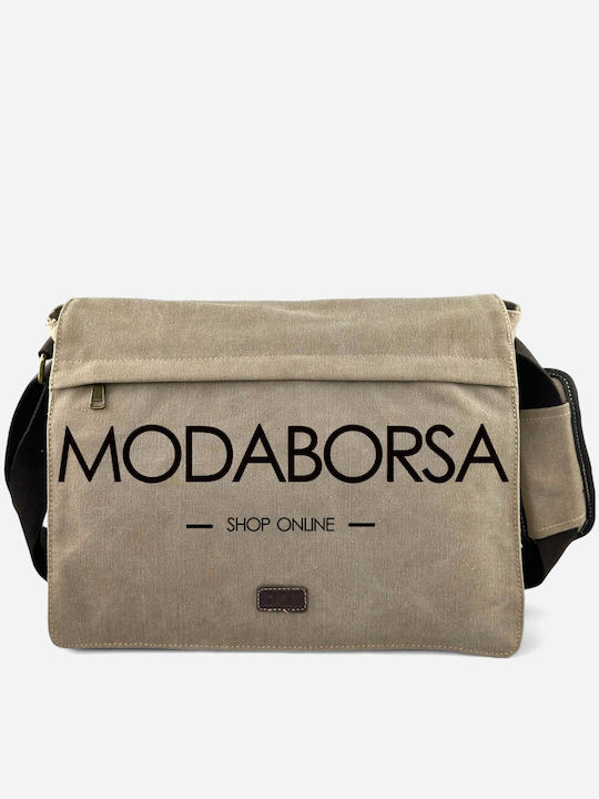 RCM Τσάντα Messenger 15.6" Μπεζ 17312-057