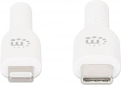 Manhattan USB-C la Cablu Lightning Alb 2m (394529)