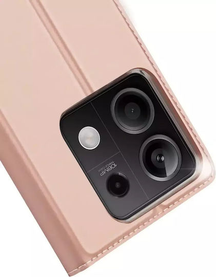 Dux Ducis Skin Pro Book Δερμάτινο / Δερματίνης / Σιλικόνης Ροζ (Redmi Note 13 5G)