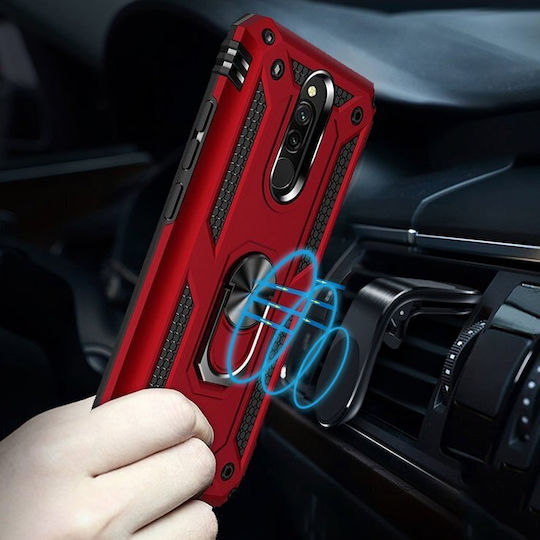 Erbord Back Cover Μεταλλικό Κόκκινο (Redmi 8Honor 8A)
