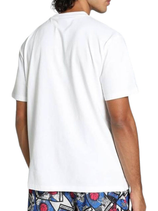 Hoops T-shirt Λευκό
