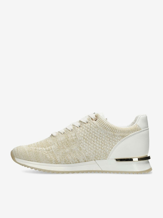 Gitte Glitter Damen Sneakers Off White