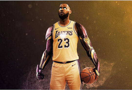 Lebron Auf Leinwand 80x50 cm Lebron Auf Leinwand 80x50 cm