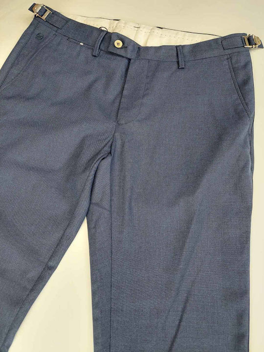 Monte Napoleone Herrenhose Chino BLUE