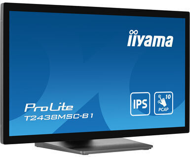 Iiyama Prolite T2438MSC-B1 IPS Touch Monitor 23.8" FHD 1920x1080 mit Reaktionszeit 5ms GTG