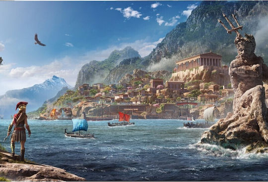 Assassins Creed Odyssey Peisaj Pe Pânză 80x50 cm