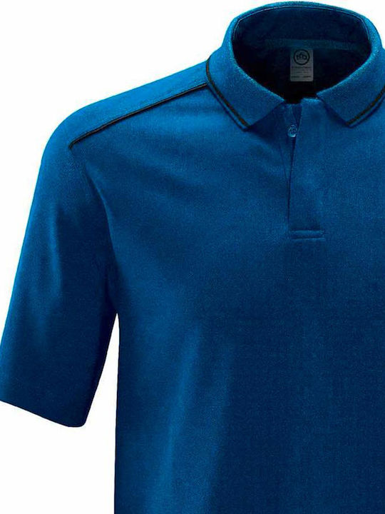 Herren Polo Shirt Endurance HD StormTech GPX-5 Azure/Schwarz