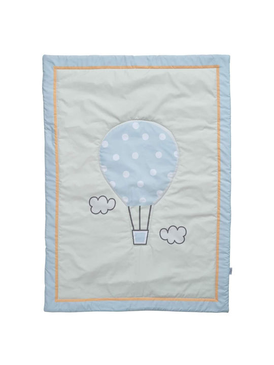 Das Home Βρεφικό Κουβερλί Microfiber Blue 110x150cm