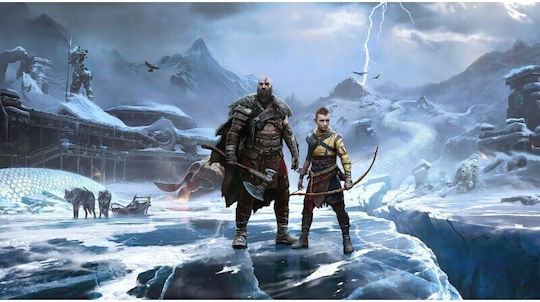 God Of War Ragnarok pe Pânză 80x50 cm