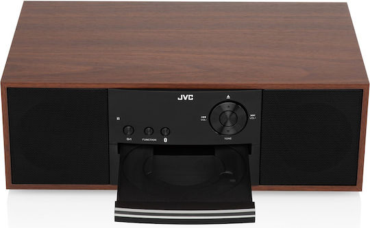 JVC Soundsystem 2 RD-E761 16W mit CD Player und Bluetooth Braun