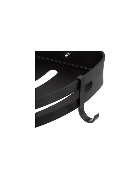 5Five Single Wall-Mounted Bathroom Shelf Unit ​39.2x23.5cm Silver