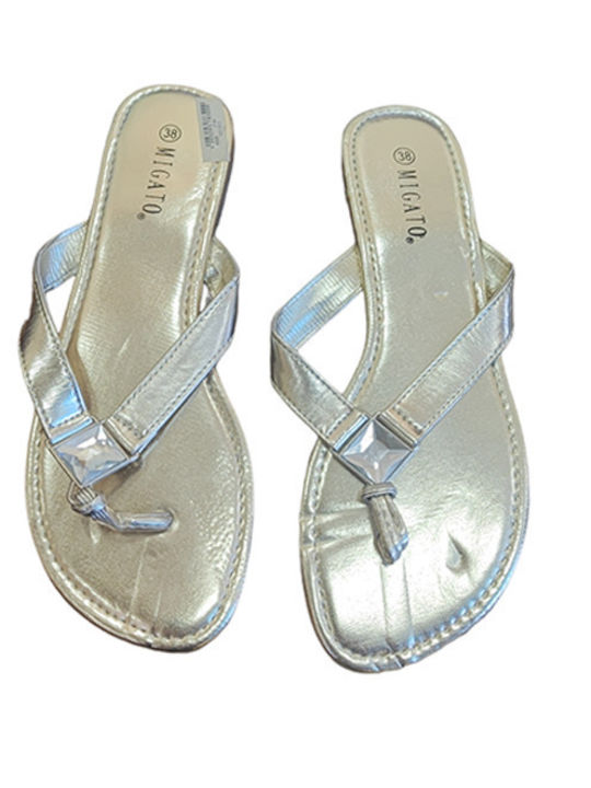 Women's Flip Flops Gold