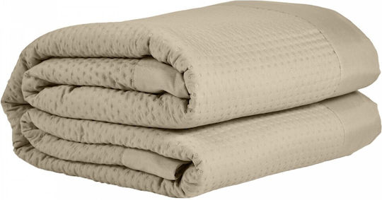 Das Home 9634 Tagesdecke Übergröße Mikrofaser Beige 220x240cm
