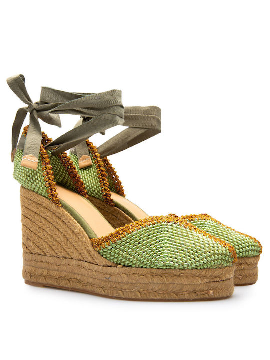 Castaner Women's Platform Shoes Green