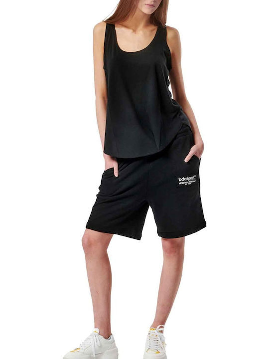 Women's Athletic Blouse Sleeveless Black