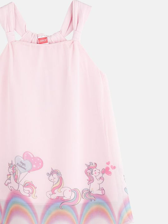 Joyce Παιδικό Φόρεμα Ροζ