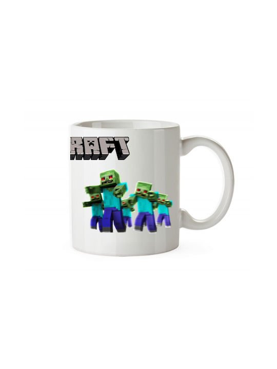 Minecraft Чаша Керамично Многоцветна 330мл