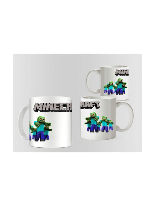 Minecraft Чаша Керамично Многоцветна 330мл
