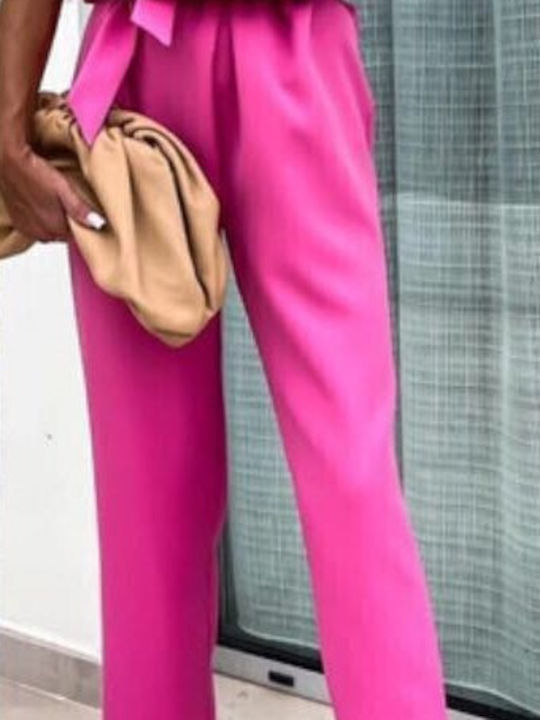 Damen Einteiler Anzug Rosa