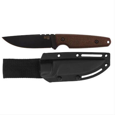 Knife Handie Brown Micarta Black Cerakote Nmv Za-pas