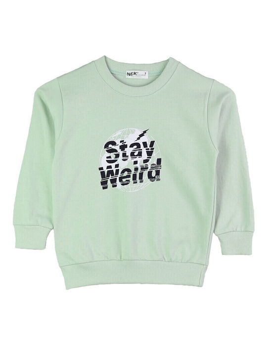 Nek Kids Wear Kids Sweatshirt Green