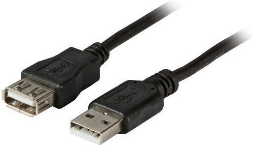 EFB USB 2.0 Кабел USB-A мъжки - USB-A женски Черен 1м K5248SW.1V2