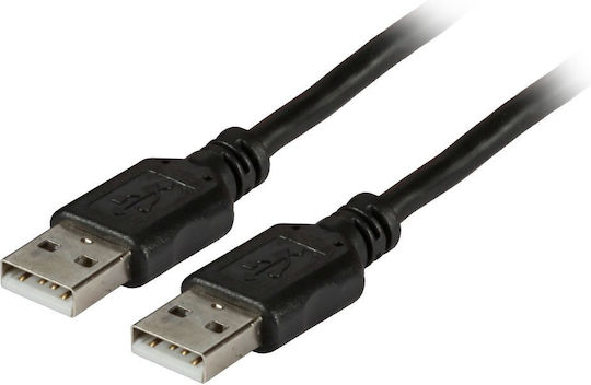 EFB USB 2.0 Cable USB-A male - USB-A male Μαύρο 0.5m K5253SW.0,5