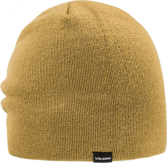 V.co Skull Beanie Ανδρικός Σκούφος Πλεκτός σε Χακί χρώμα