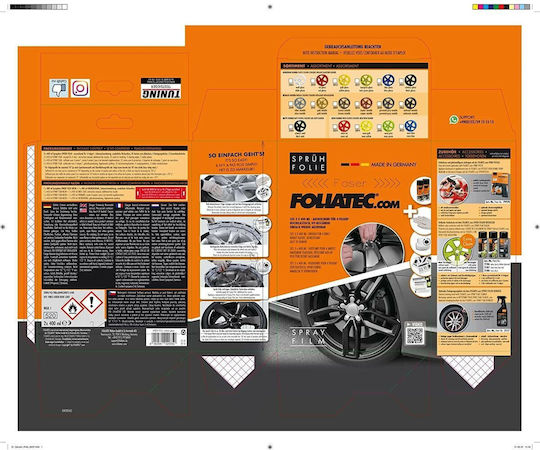 Liquid Rubber Cars Foliatec Carbon Metallic 2 X 400 Ml