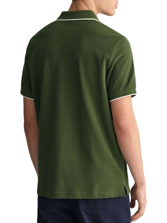 Gant Bluza Bărbătească Polo Verde