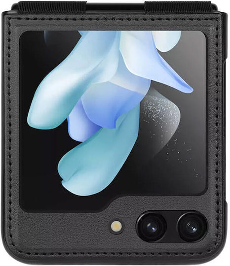 Nillkin Qin Back Cover Δερμάτινο Μαύρο (Galaxy Z Flip5)