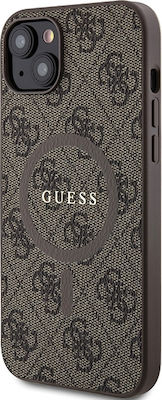 Guess 4g Colored Back Cover Synthetic Brown (iPhone 14)