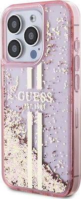 Guess Liquid Glitter Back Cover Plastic Gold (iPhone 15 Pro)