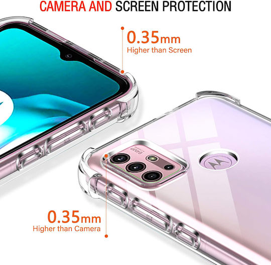 Techsuit Shockproof Clear Задна корица Силикон Прозрачен (Moto G10Nokia G20)