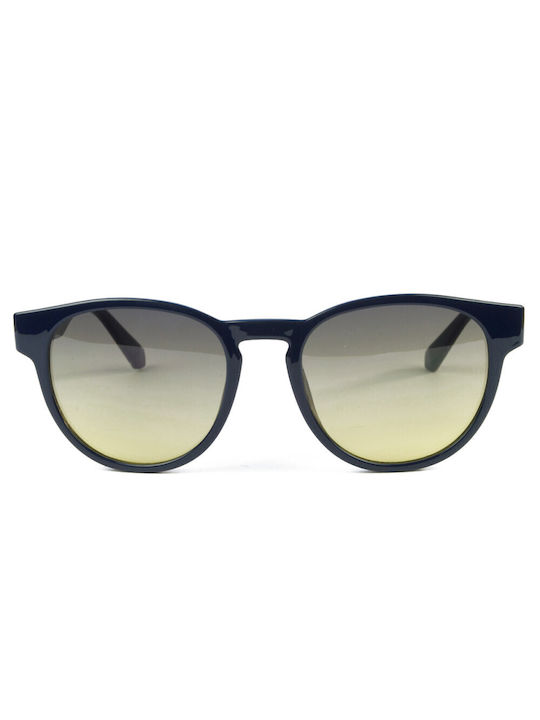 Calvin Klein Sonnenbrillen mit Blau Rahmen und Gelb Verlaufsfarbe Linse CKJ22609S 400