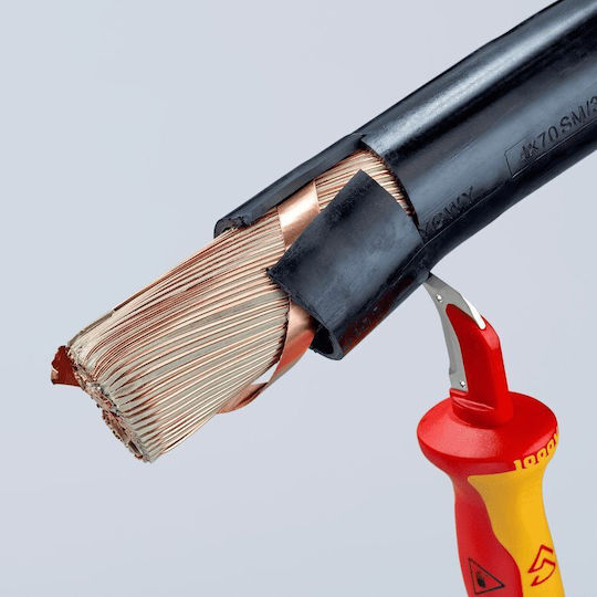 Knipex Coaxial Cable Stripper Sharpener with 180mm Length Blister