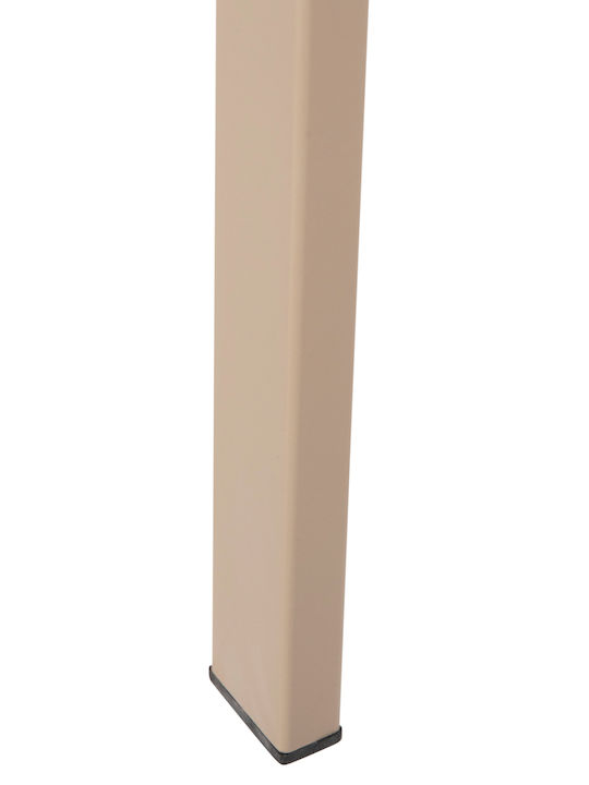 Scaun De Exterior Din Aluminiu Saga Șampanie 55x52x86cm