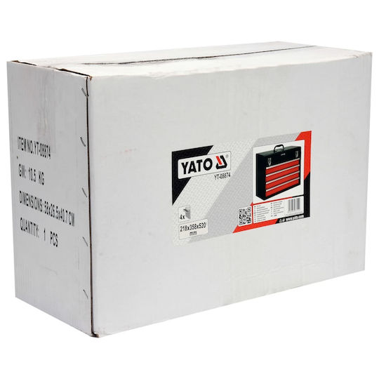 Yato Metallic Tool Carrier with Toolbox W52xD21.8xH36cm