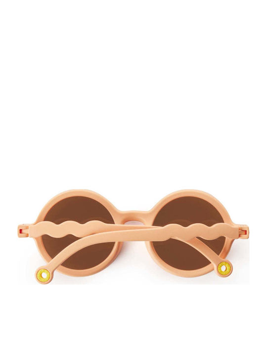 Olivio & Co Στρογγυλά Παιδικά Γυαλιά Ηλίου με Polarized Φακό Κίτρινα