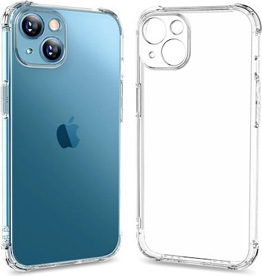 Techsuit Shockproof Umschlag Rückseite Silikon Transparent (iPhone 15)