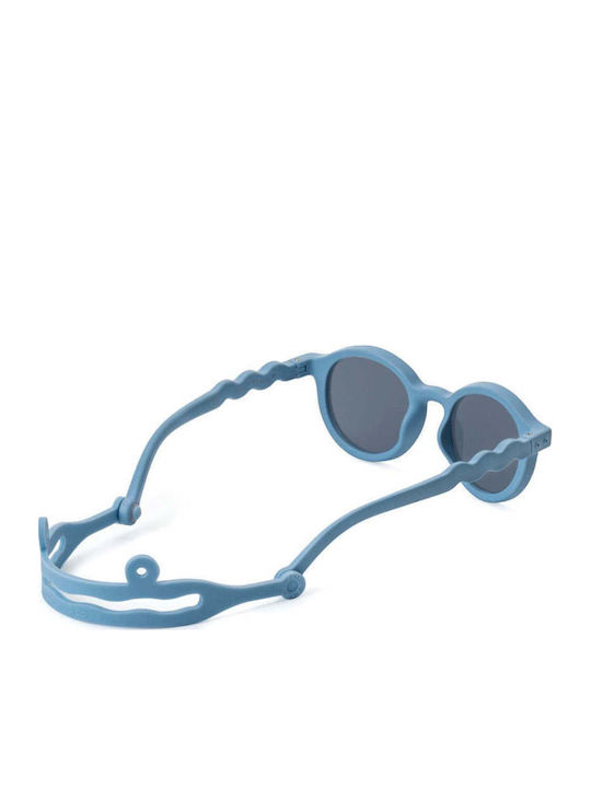 Olivio & Co Oval Kids Sunglasses Blue