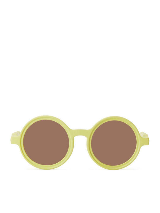 Olivio & Co Στρογγυλά Παιδικά Γυαλιά Ηλίου με Polarized Φακό Κίτρινα