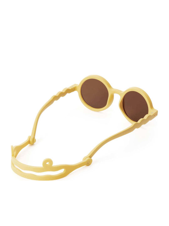 Olivio & Co Στρογγυλά Παιδικά Γυαλιά Ηλίου με Polarized Φακό Κίτρινα