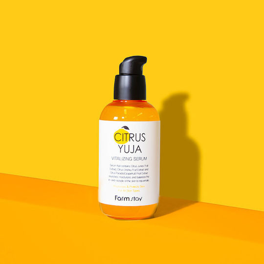 Farm Stay Citrus Yuja Anti-aging Serum Face with Vitamin C & Niacinamide 100ml