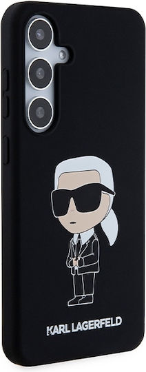 Karl Lagerfeld Ikonik Back Cover Πλαστικό / Σιλικόνης Μαύρο (Galaxy S24+)