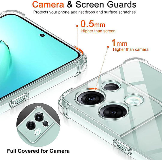 Techsuit Techsuit Back Cover Σιλικόνης Διάφανο (Oppo Reno8 Pro)