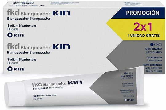 Kin Οδοντόκρεμα για Λεύκανση 2x125ml